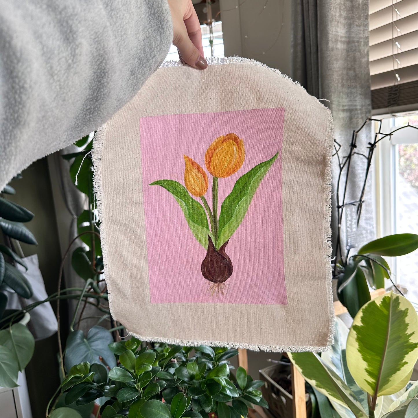 Tulip oil painting