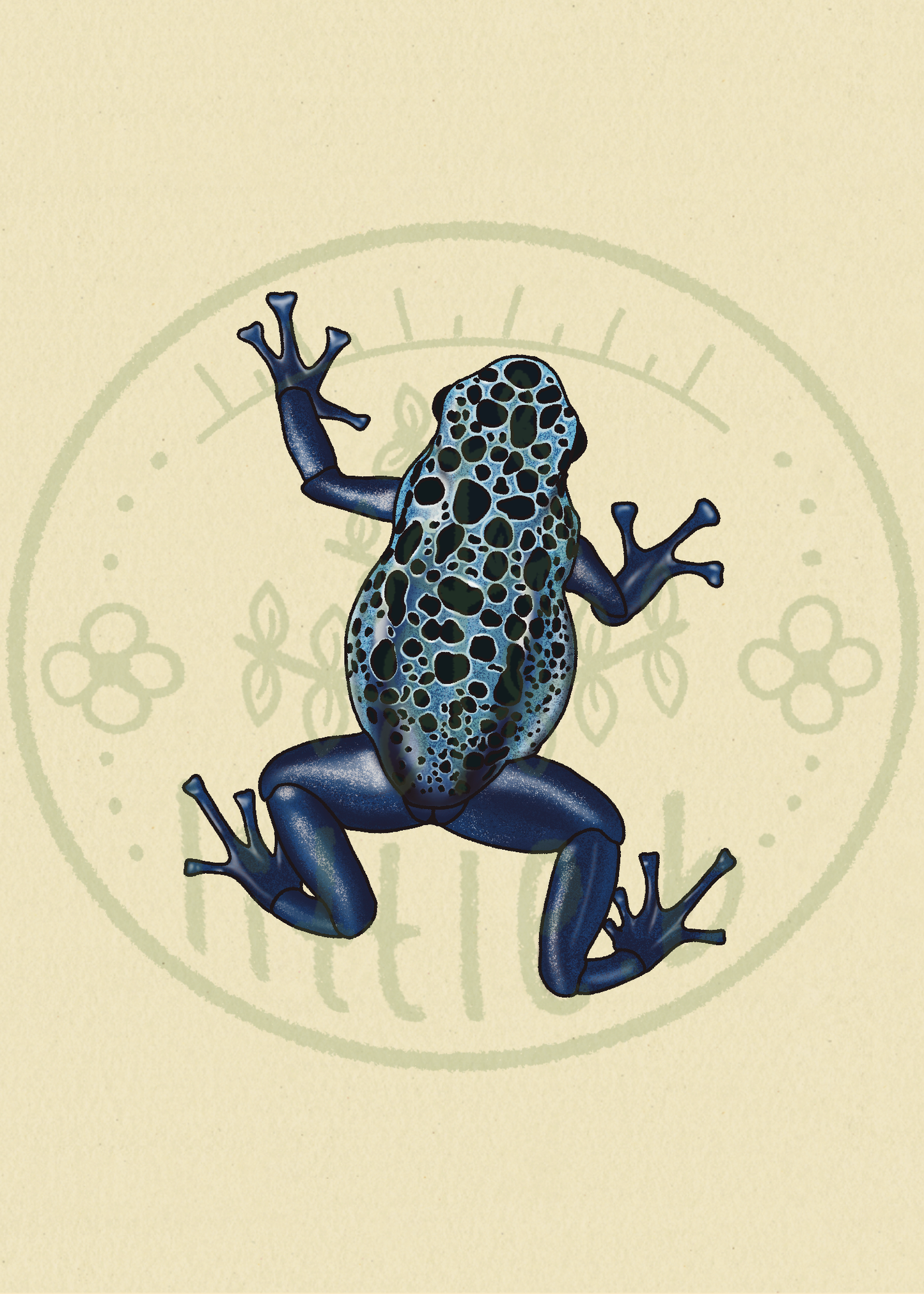 Poison Dart Frog Mini Print