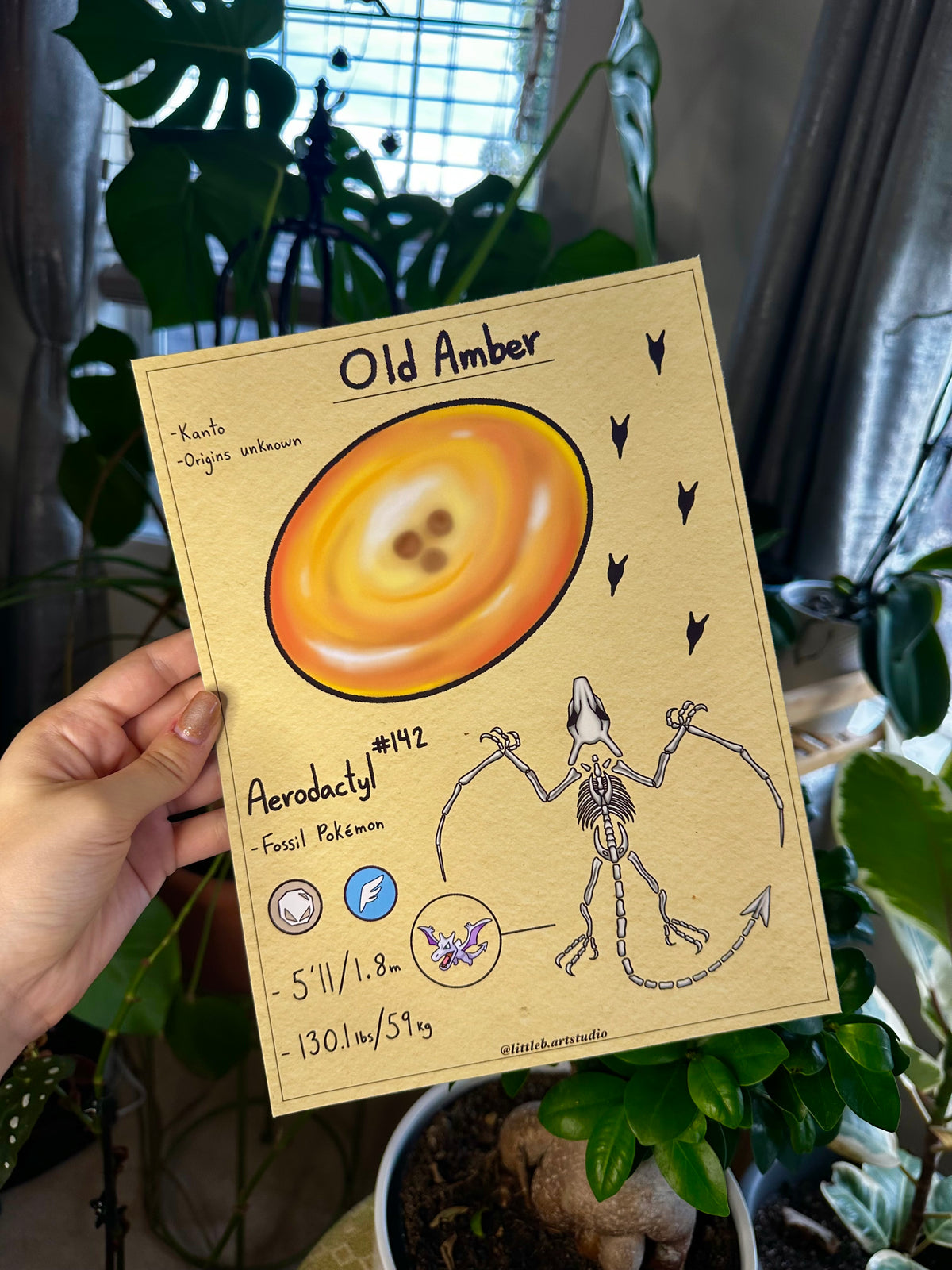 old amber pokemon card Field Notes – Little b Art Studio you may discard this MTG Brain Dead Secret Print Size:Premium - 18