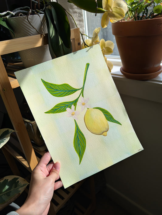 Lemon Branch Original Painting